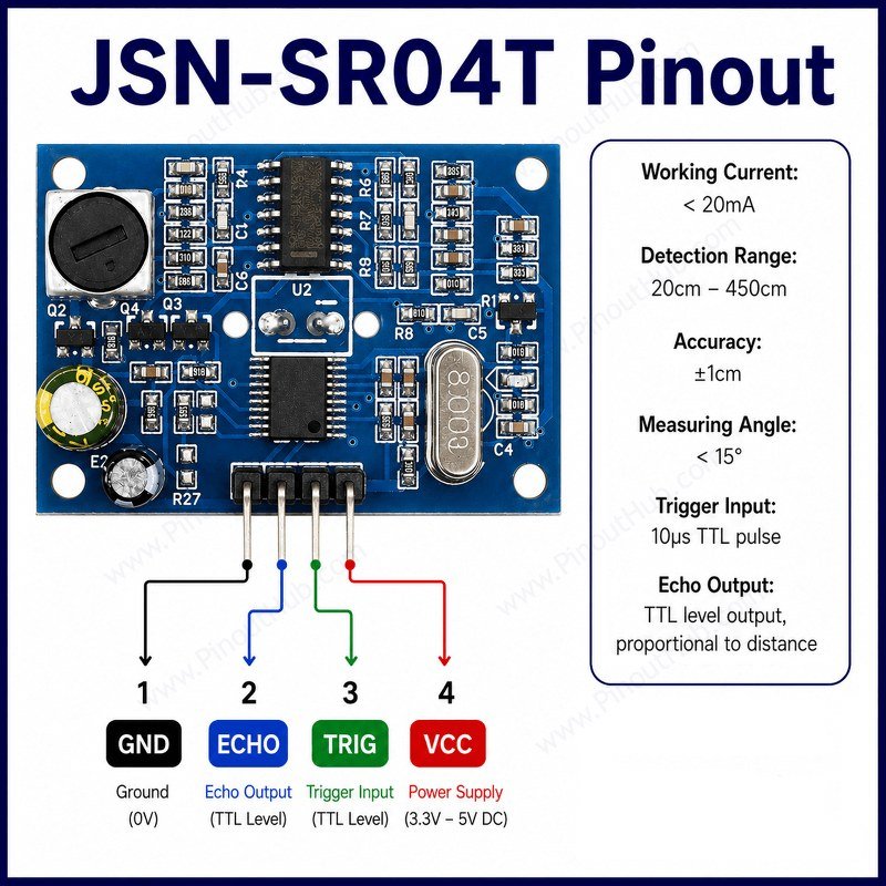 JSN-SR04T pinout