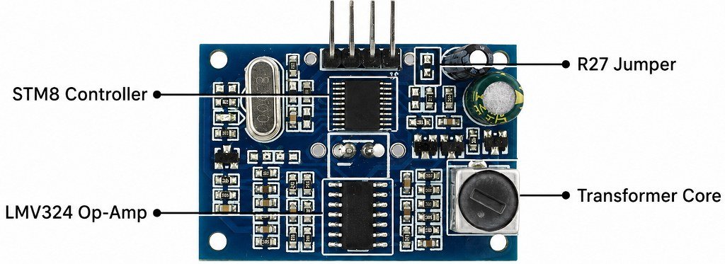 JSN-SR04T Module Construction