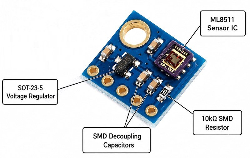ML8511 sensor components